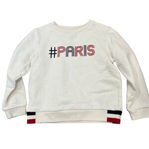 Jacadi Paris Kids Sweatshirt White #Paris Print 8A
